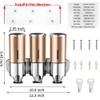 prosfalt 3 in 1 Wall Mounted Bathroom Shower Pump Dispenser