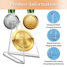 Yoanxong 40 Pack Card Display Stands, 2.16 Inches Acrylic Display Stands, Transparent Card Display Stand, Transparent Acrylic Small Easel, Suitable for Medals, Baseball Cards, Coins, Star Cards