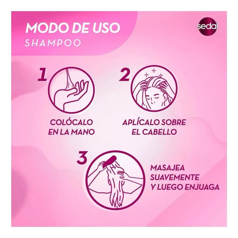 Sedal Shampoo Fortalecedor Ceramidas 620ml Sedal