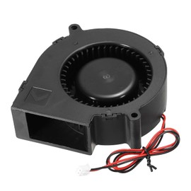 sourcing map DC Brushless Cooling Blower Fan Cooler 9733 97x97x33mm Turbine Turbo Dual Ball Bearing Centrifugal Flow Blower DC12V 2 Pin for 3D Printer