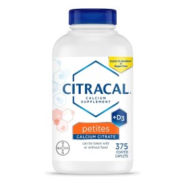 Citracal Petites Contiene 400 Mg De Calcio Y 500 Ui De Vitamina D3 Por Porcin Para Ayudar A Lograr Una Salud sea ptima Y Reducir El Riesgo De...      