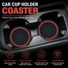 4PCS Car Cup Holder Coasters - 2.75 Inch Non-Slip Insert