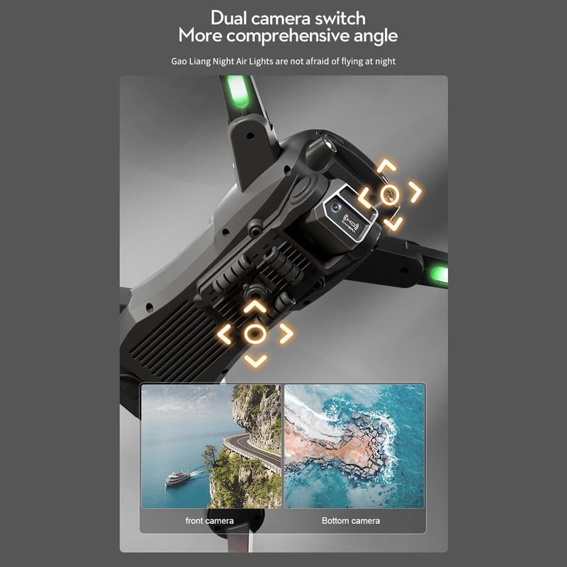 Remote Control Drone with Camera 4K Dual Camera Obstacle Avoidance