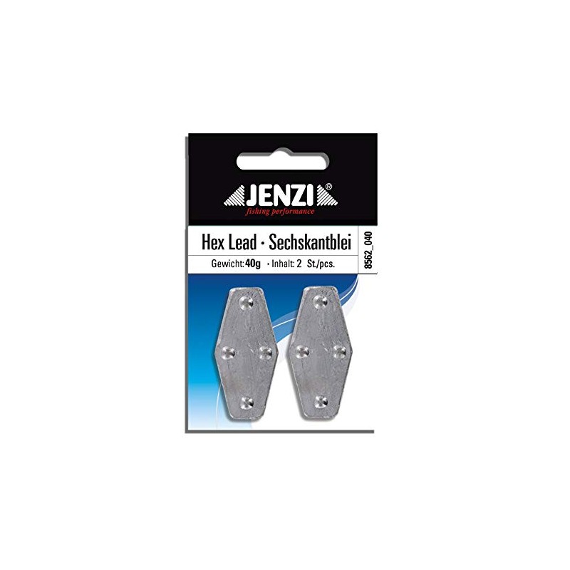 JENZI Hexagonal Lead, Pack of 2, 40 g
