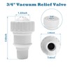 3/4" Vacuum Relief Valve Fixes Pool Solar System Pool Heating
