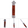 Switchblade Spring Folding Knife Push Button Pocket Comb Oil Hair