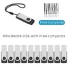 20 Pack Flash Drives 4GB with Lanyards, ABLAZE Premium USB