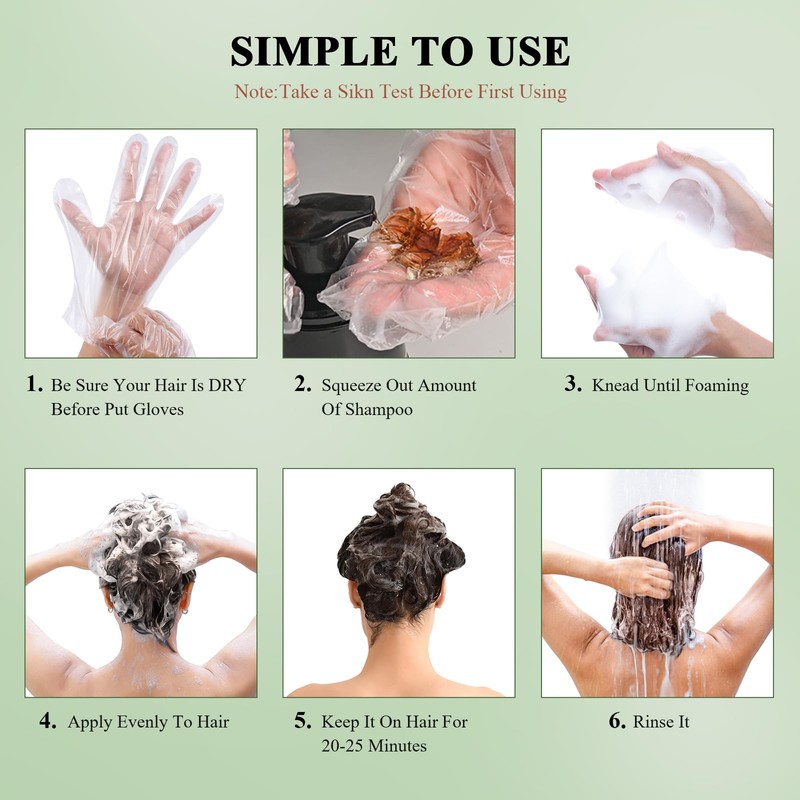 Hair Dye Hair Dye Shampoo for Men and Women Dark