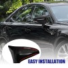 Gloss Black M Style Side Mirror Cover Caps For Lexus
