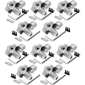 10 PACK of BPV-31 Bullet Piercing Refrigerator Line Tap Valve Compatible with 1/4 5/16 3/8 Inch Outside Diameter Pipes Replace AP4502525 BPV31D GPV14 GPV31 GPV38 GPV56 MPV31
