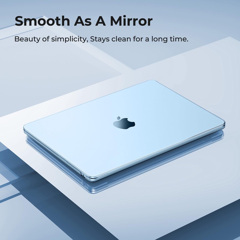 EooCoo Compatible for MacBook Air 15 inch Case M4 M3
