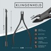 KLINGENHELD® Precise Cuticle Nippers with 1 Cuticle Pusher - Very