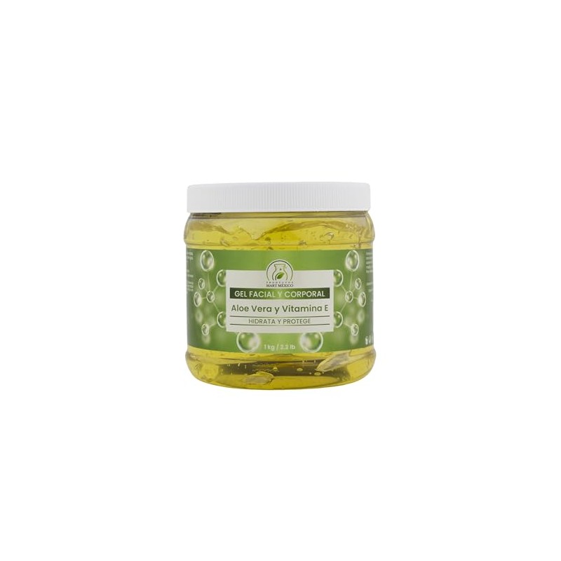 Gel Hidratante Facial De Aloe Vera Con Vitamina E Regenerador