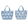 Two's Company Hydrangea Thermal Lunch Tote Bag Assorted 2 Colorways