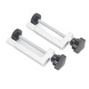 2Pcs Woodworking Fence Clamp Aluminum Alloy Multifunctional Woodworking Fence Fixing