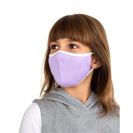 Relaxsan UNIMA Face Mask, Light and Breathable, Dryarn Yarn and Silver X-Static Yarn, Washable, Reusable - Purple [Children 6-10 years]