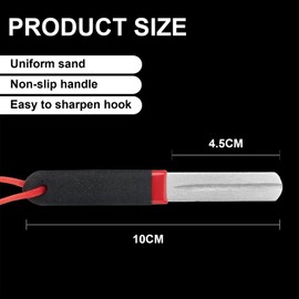 1 Pcs V-Groove Dart Sharpener,Dart Sharpener Diamond Grinding File Portable Sharpening File Dart Accessories,V-Groove Dart Point Sharpener Portable Rapid Sharpening Tool for Fishing & Dart Sharpener