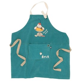 Techno Prime 73812 Unisex Apron, Unisex, Adult Length 31.5 inches (80 cm), Pudding, Blue, Blue