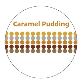 YUBBAEX Morandi 5/16" Dot Washi Tape Round Stickers 1250 Dots Stickers for Bullet Journal Planner Scrapbooking 2 3/8" x 10‘ (Caramel Pudding)