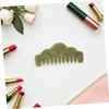 minkissy 2pcs Jade Scalp Massage Combs Natural Hair Care Tool