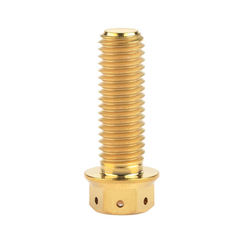 Wanyifa Titanium Flange Hex Head Bolt M8 15 20 25