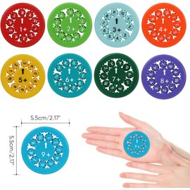 Math Fidget Spinner, Sensory Spinner Math Facts Fidget，Educational Math Facts Fidget Spinners for Kids Classroom Prize(Addition&Subtraction 9pcs)