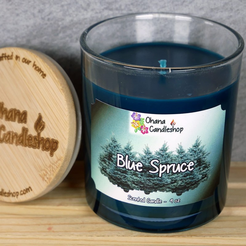 Blue Spruce Scented Candle - 9oz