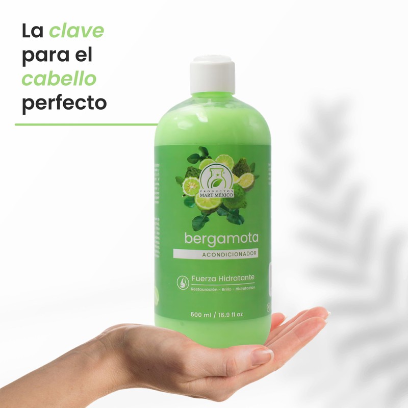 Acondicionador de Bergamota Fuerza e Hidratación Productos Mart Mexico 500