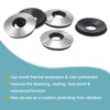 sourcing map Bonded Sealing Washers 16x6.3x2.8mm Stainless Steel EPDM Rubber