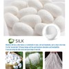 Guantes de masaje de seda cruda, guantes de ducha exfoliantes