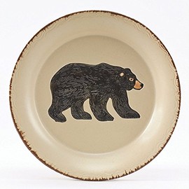 Park Designs Rustic Retreat Bear Salad Plates Set of 4