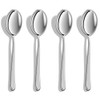 4-Piece Serving Spoons,18/10 Stainless Steel Serving Utensils Spoons,Buffet Banquet Spoons,8.7