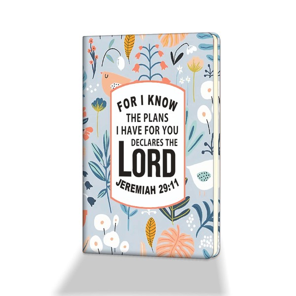 JOHSBYD Christian Gifts Leather Notebook Bible Verse Faith Religious Writing