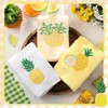 Tingjoo 3 Pcs Pineapple Hand Towels 14x29 Inch Spring Summer