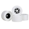 90mm x 52mm Pro Longboard Cruiser Wheels Flywheels (White)