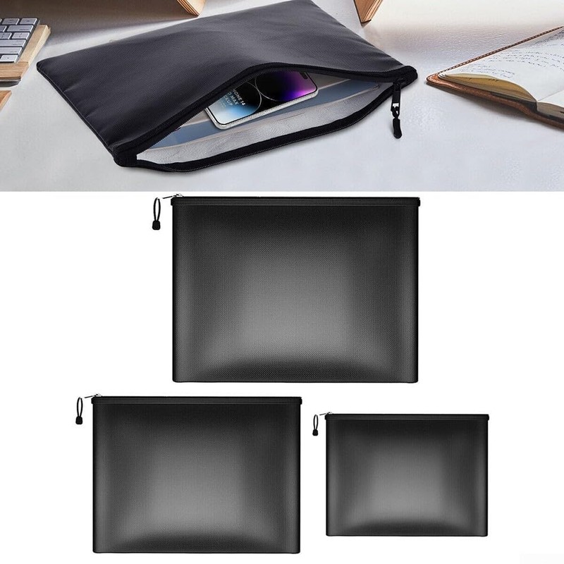 Fireproof Bag for Valuables, Ultra Safe Protection, Fireproof Sewing Thread,
