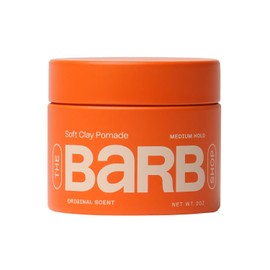 Pomada De Arcilla Suave Barb Para Mujeres Y Hombres - Pomada De Fijación Media Para Peinar Cabello Fino Y Grueso - No Pegajosa, A Base De Agua - Aroma Original - 57 G