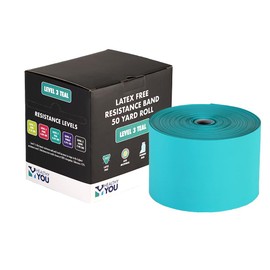 Healthy You Latex Free Resistance Band 50 Yard Rolls (Teal v2)