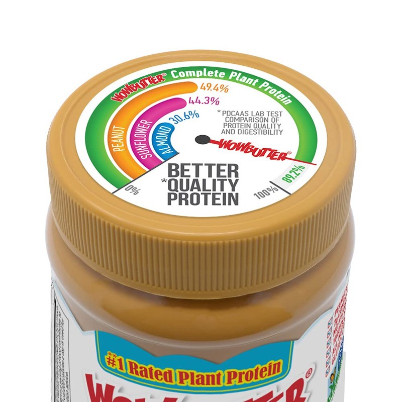 Wowbutter Natural Peanut Free Creamy 1.1lb Jar