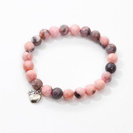 AILUOR Teacher Appreciation Gifts, Teacher Bracelet Gifts, Natural Stone Bracelet, End of the Year for Women with Message Card, Adjustable, Stone, No gemstone