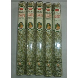 HEM Precious Jasmine 100 Incense Sticks (5 x 20 stick packs)