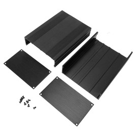 Acogedor Black Aluminium Case Non Waterproof 82.2 x 145 x 200mm