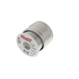 USA Made Lead Free Solder,Safety High Strength Nicke-Bearing Bridgit Solder 1/8 inch Dia,16 oz,Silver,Solid Tough Gap Filler Solder Wire for Plumbing HVAC Copper Fittings (Pack of 1)