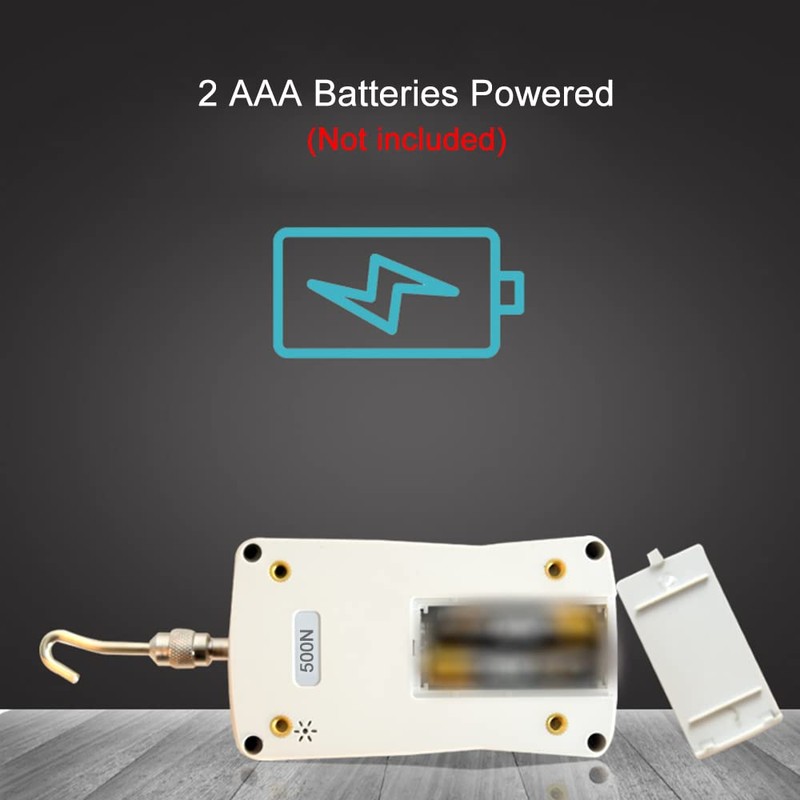 VISLONE Digital Force Gauge 500N/ 50kg/ 110Lb/ 1760oz Portable Push