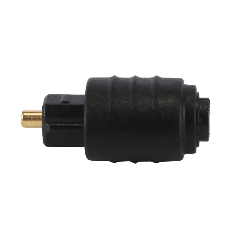 WANGCL 2Pcs Black Mini Toslink Optical 3.5 mm Female Jack