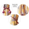 HYX 4 Piece Magnetic Curtain Tiebacks Holdbacks, Modern Curtain Tieback