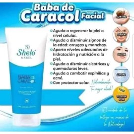 4 Crema Facial Baba De Caracol Manchas Sheló Nabel                                                                                                    