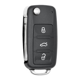 Vurkcy Key Fob Replacement for 2011-2016 VW Tiguan Golf CC Eos GTI Jetta Touareg/12-16 Passat Beetle Car Keyless Entry Remote Control, NBG010180T, 4 Buttons