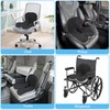 Truck Driver Seat Cushion, Memory Foam L-Shaped Ergonomic Cushion for