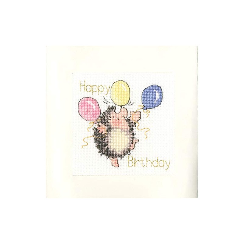 Bothy Threads Birthday Balloons Counted Cross Stitch Kit